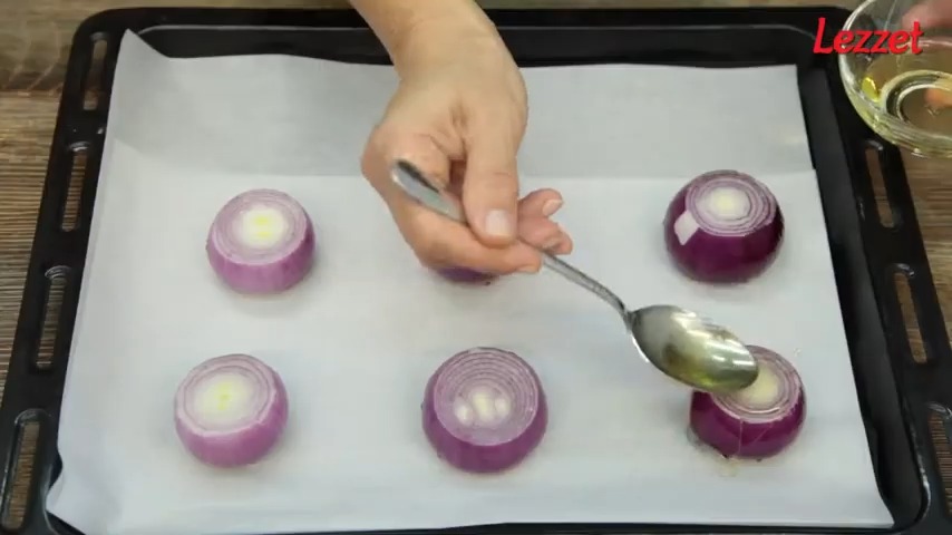 soğana eklenen zeytinyağı