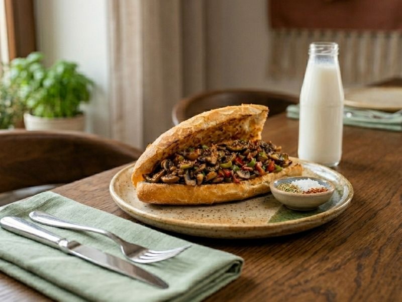 Baharatların Uyumu Ve Ekmek Arası Sıcak Servis