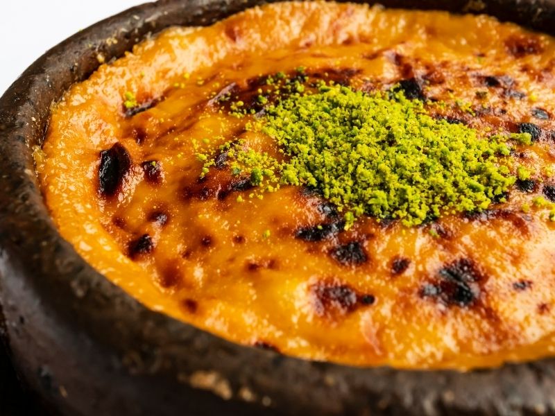 Üzeri Nar Gibi Kızarana Kadar Fırınlama