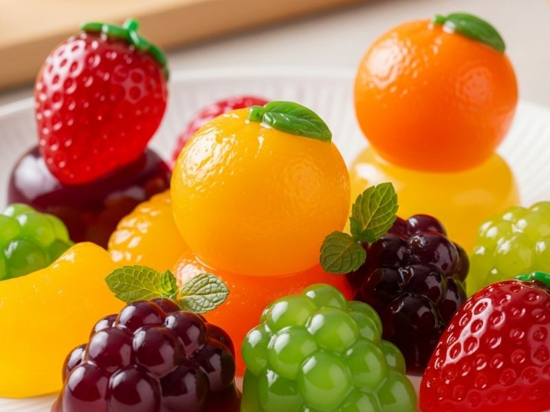 Renkli Jelibon Görünümlü Meyve Jöleleri