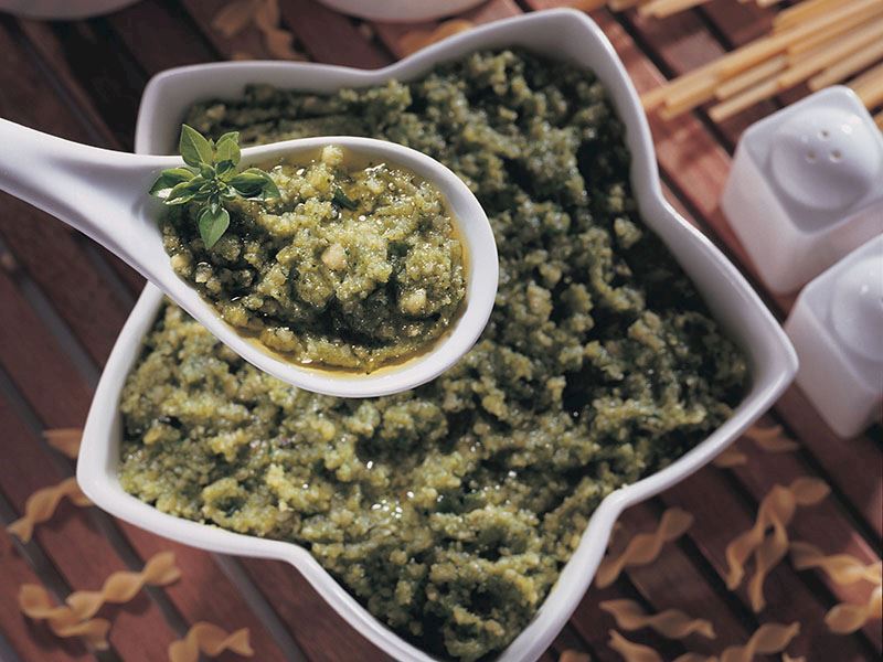 fesleğenli pesto sos