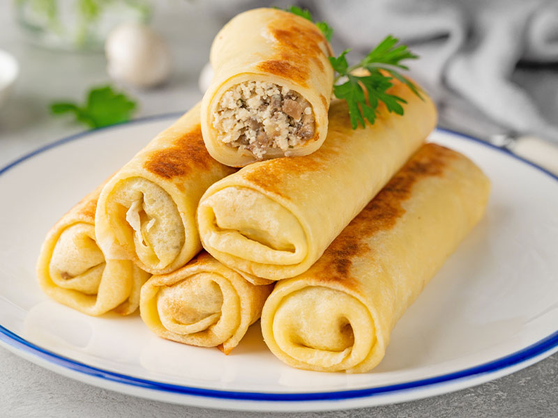 Krep hamurunu hafif yapın