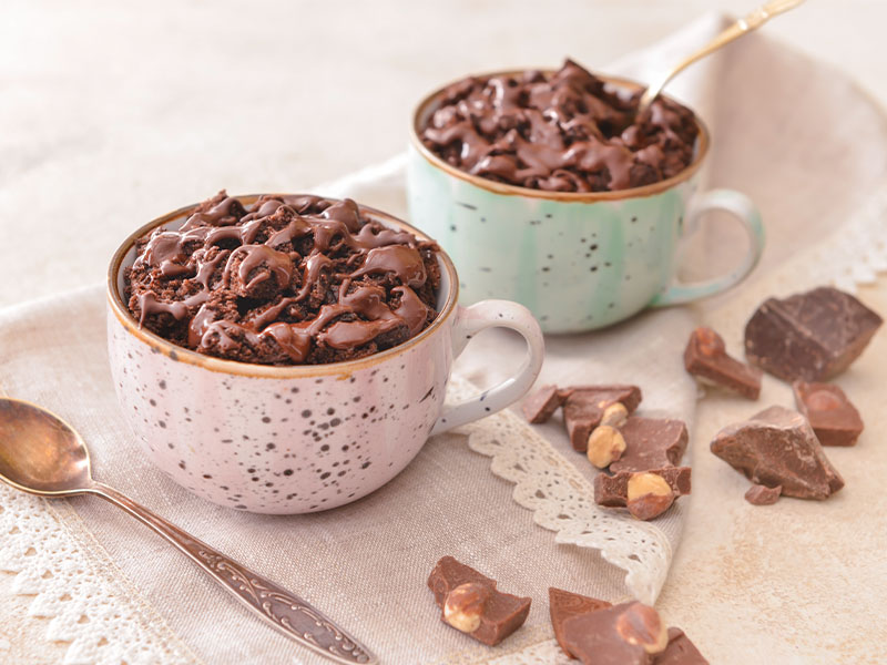 Sürülebilir Çikolatalı Kupa Keki