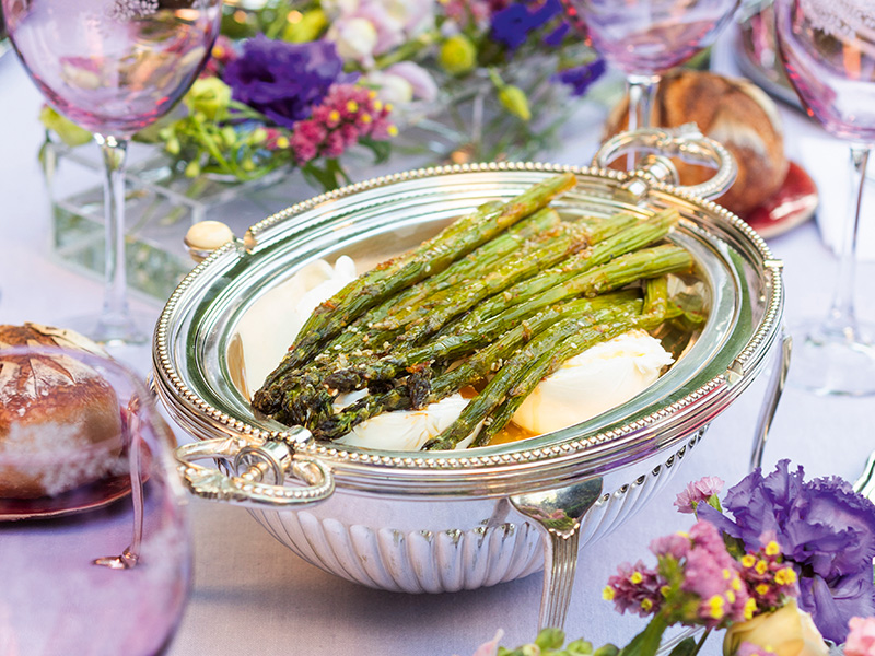 Fırınlanmış Kuşkonmazlı Burrata