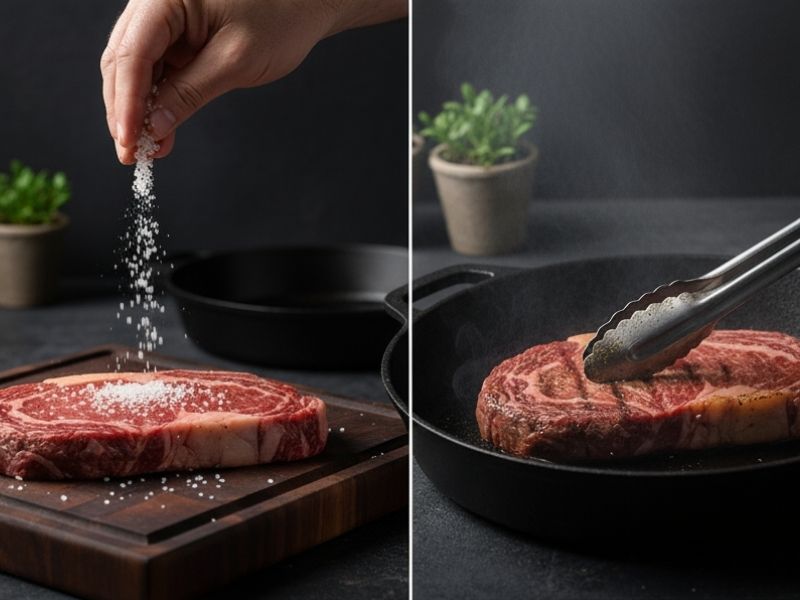 Pişirme Öncesi Hemen Tuzlamak