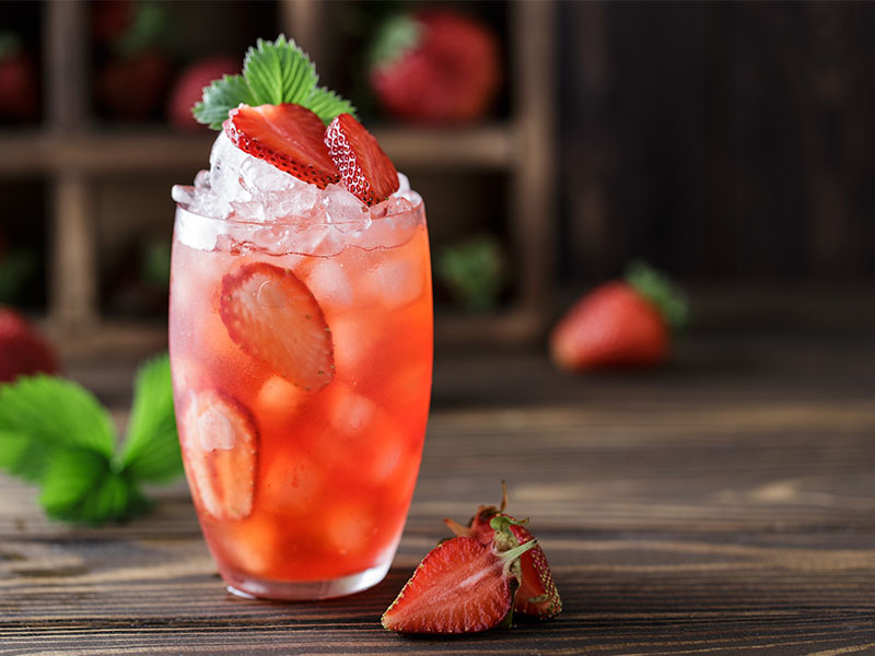çilekli limonata