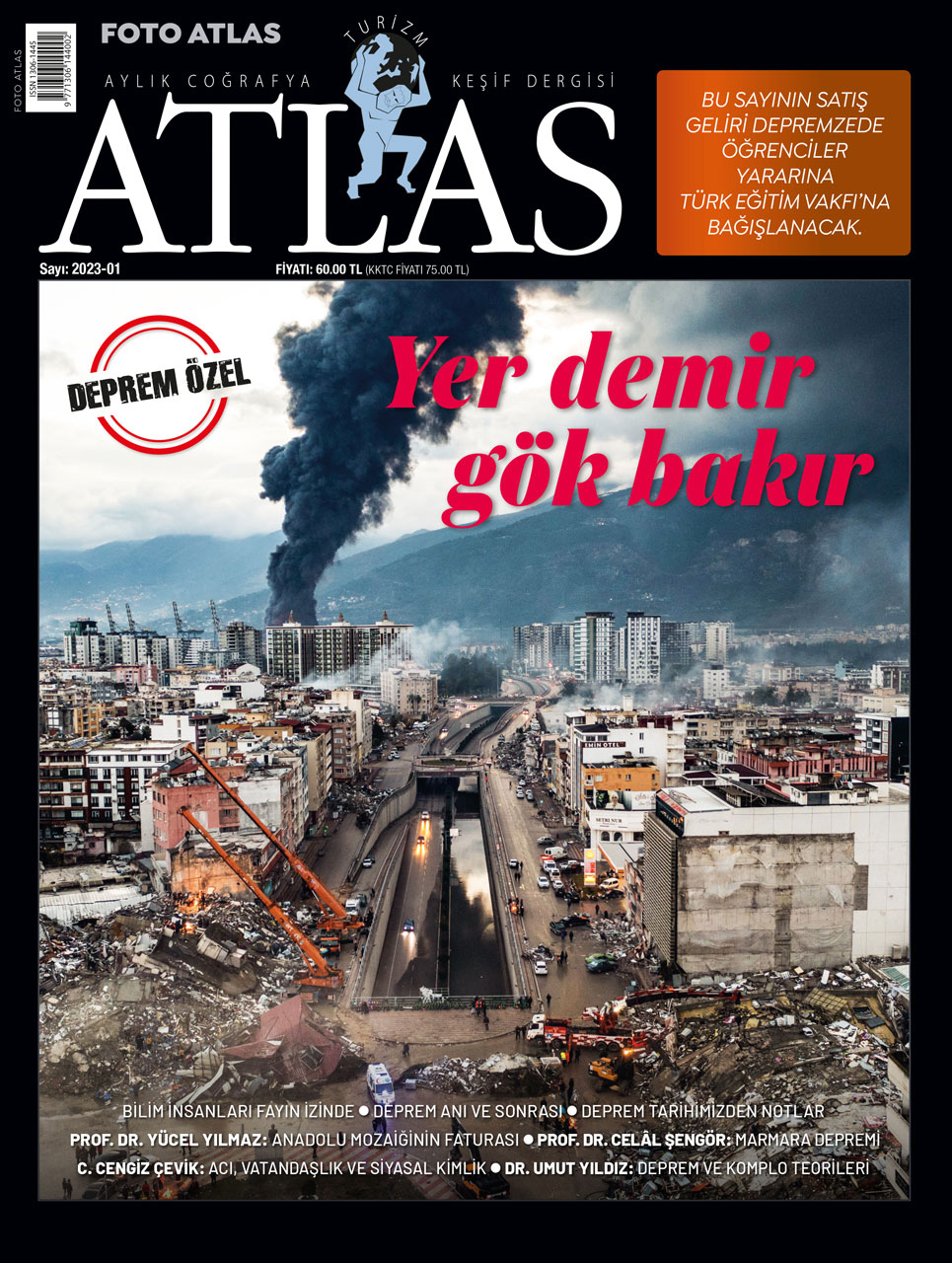 Mavi Çerçeve Karardı: Atlas'tan Deprem Özel Sayısı