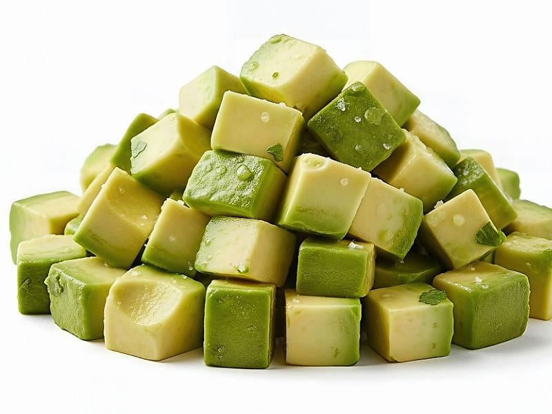 Buz Kalıplarında Avokado Küpleri