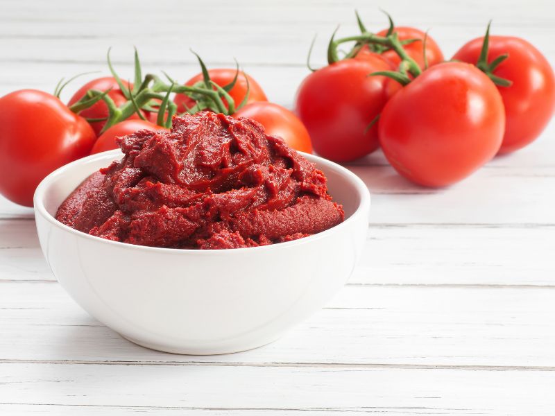 Domates ve biber salçası