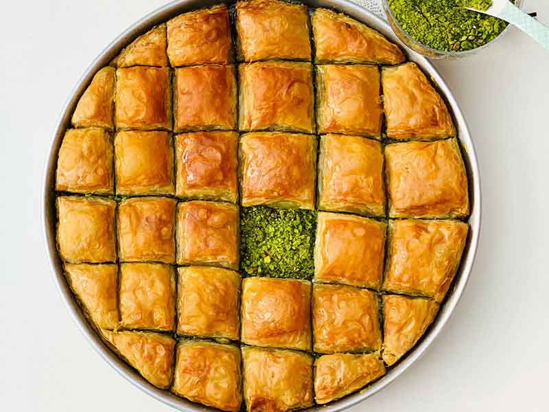 Antep Fıstıklı Kuru Baklava