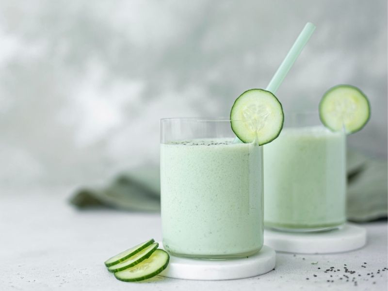 Salatalıklı Kefir Smoothie