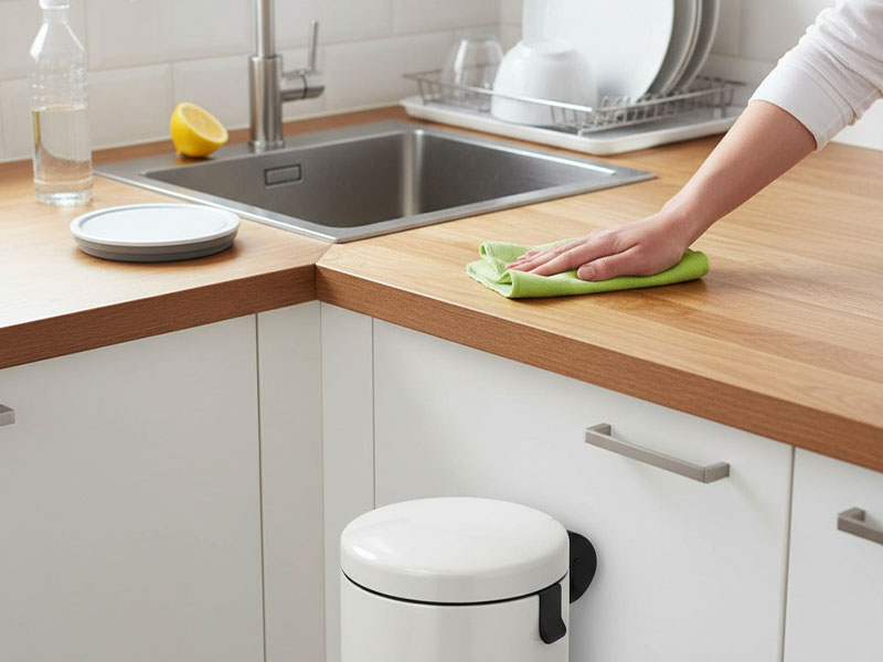 Mutfak ve çöp temizliğine dikkat etmek