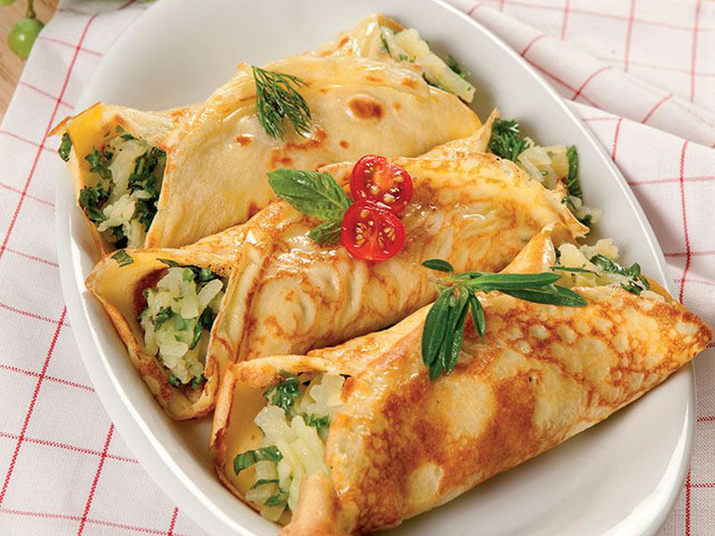Patatesli Krep Sarma