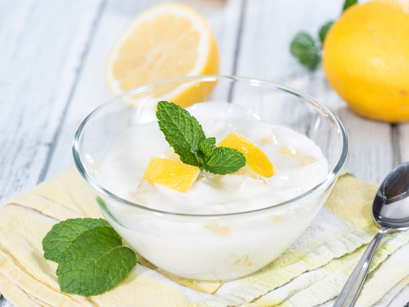 limonlu yoğurt