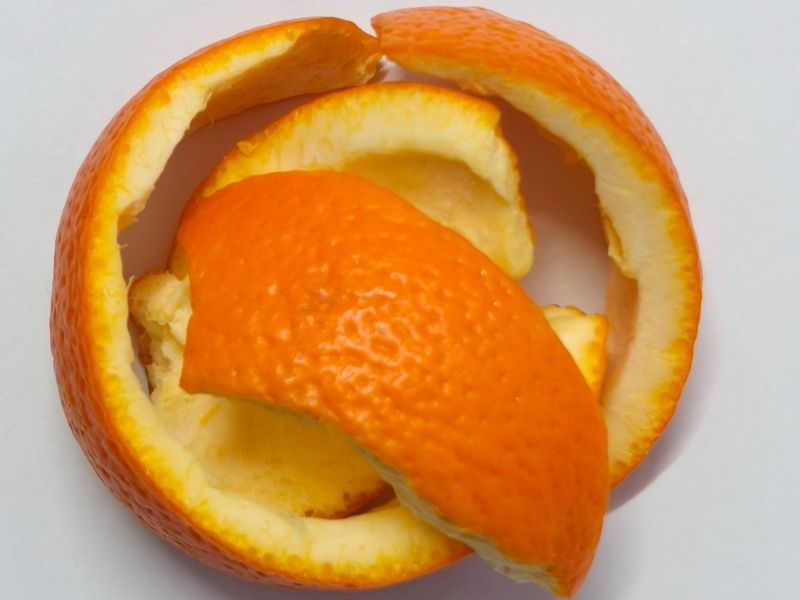 Kabuğun Altında Kalan Acı Beyaz Katmanın (Pith) Ortaya Çıkması