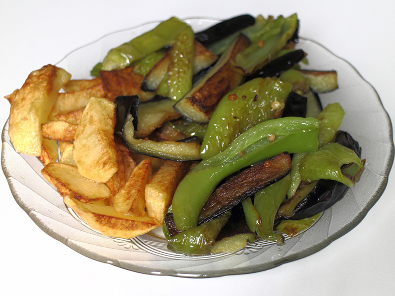 Biberlerin Kızartılması