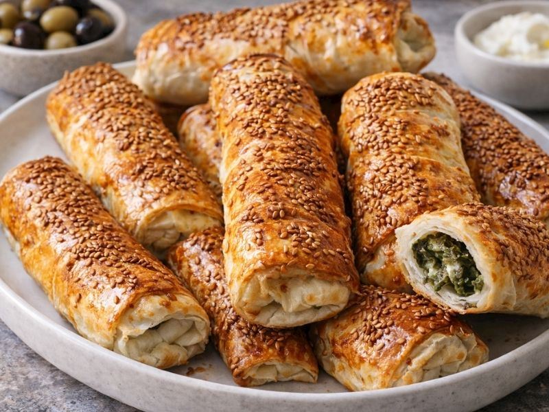 El Açması Tadında Sirkeli Çıtır Börek 