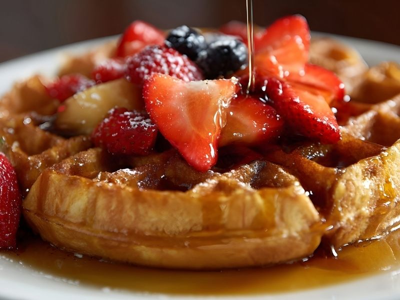 En Sevilen Waffle Meyveleri