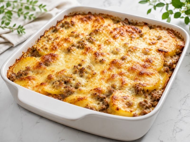 Kıymalı Patates Graten