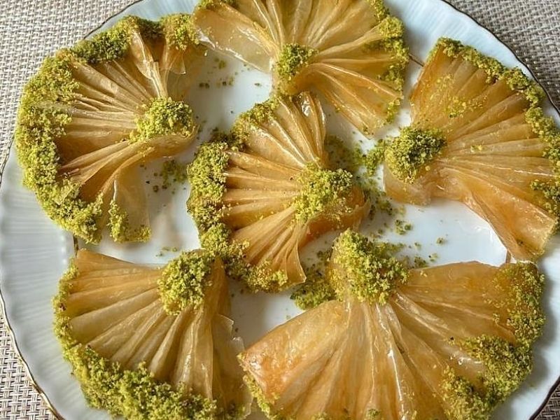 Yelpaze Baklava Tarifi