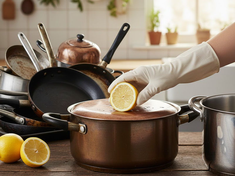 Limonla Doğal Parlatma