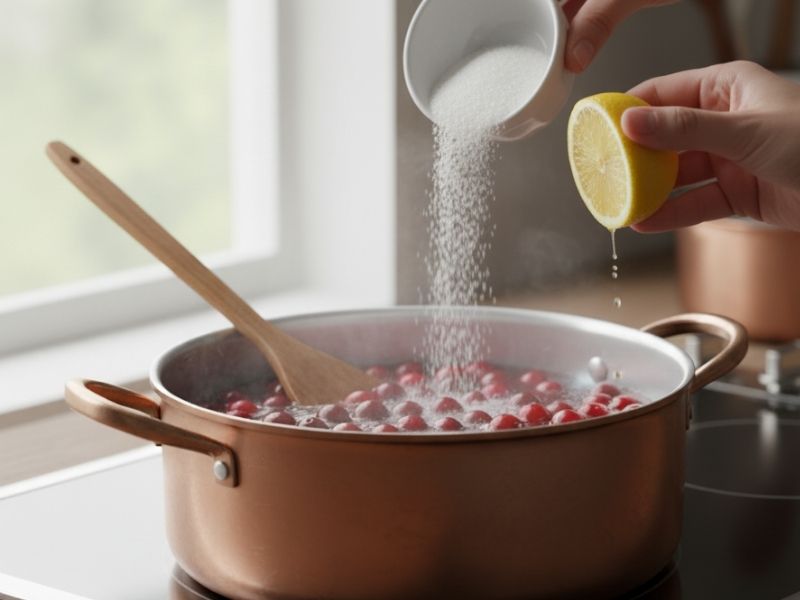 Şeker ve Limon Ekleme