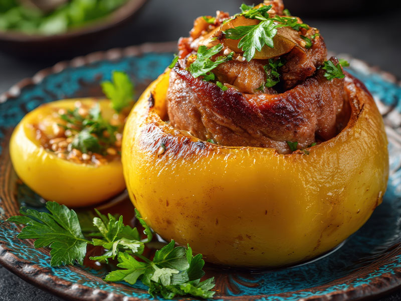 Kuru meyveler ve yemişler (kuş üzümü, dolmalık fıstık, ceviz vb.)