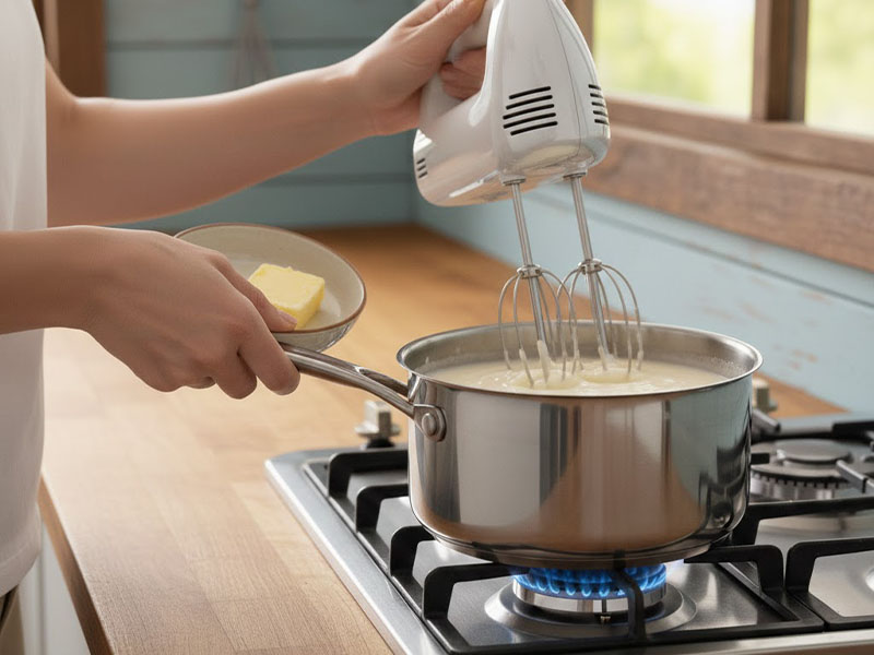 Son Dokunuş: Tereyağı ve Mikser