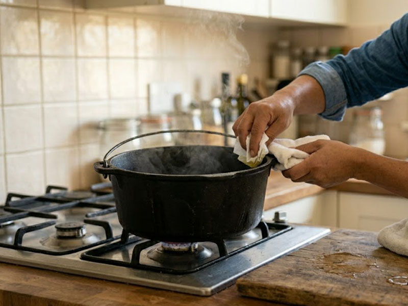 İnce Bir Yağ Tabakasıyla Koruyun