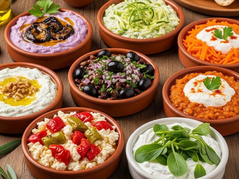 Zeytinyağlı meze çeşitleri