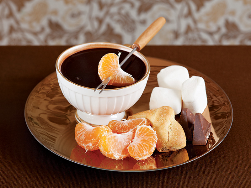 Bitter Çikolatalı Fondü