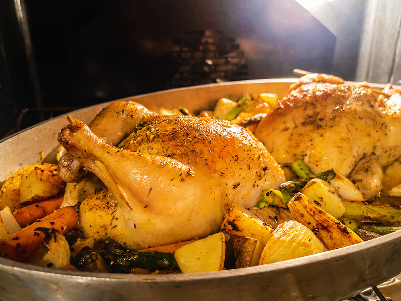 Fırında Bütün Tavuk