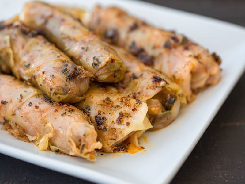Zeytinyağlı Lahana Sarması Tarifi