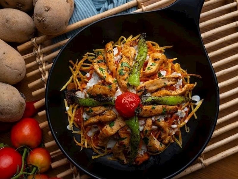 Tavuklu Çökertme Kebabı Tarifi