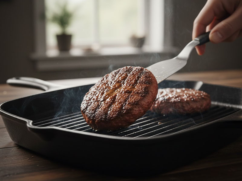 Köfteyi Sadece Bir Kez Çevirerek Pişirin