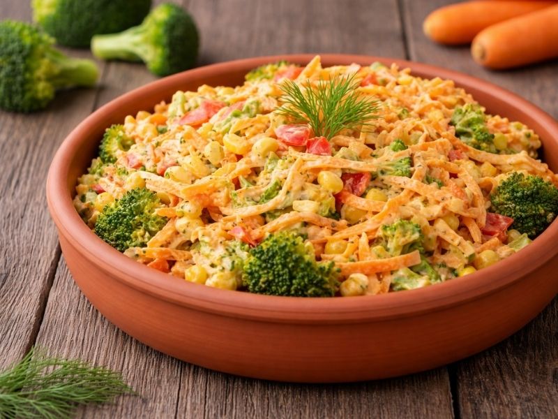 Havuçlu Brokoli Salatası Tarifi