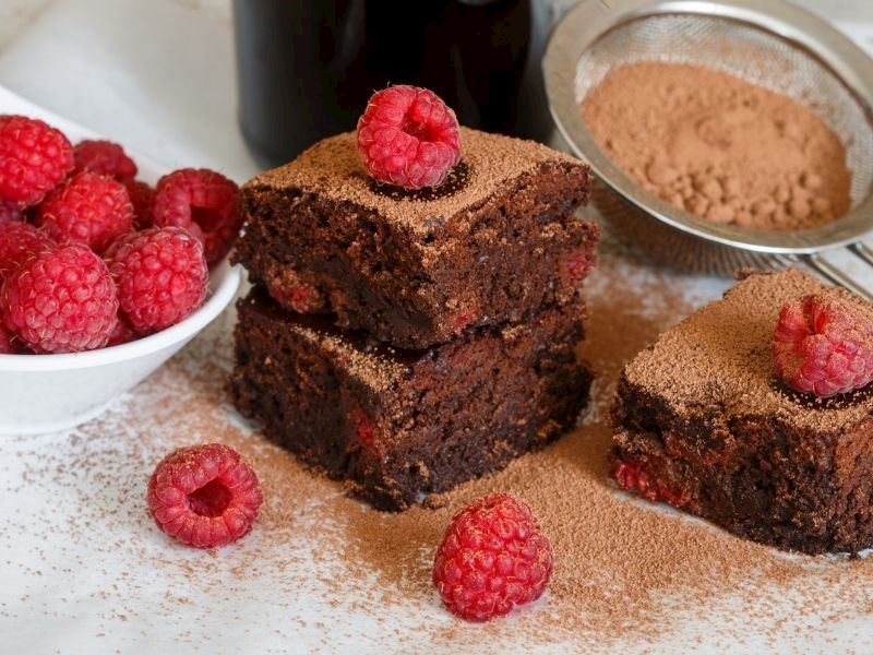 Frambuazlı Brownie