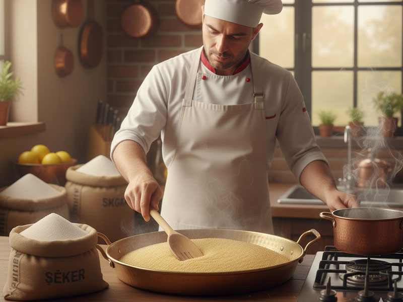 Şerbetin Önceden Hazırlanması