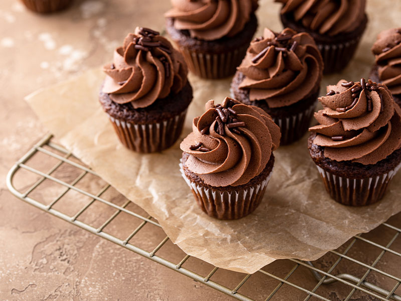 kahveli çikolatalı cupcake