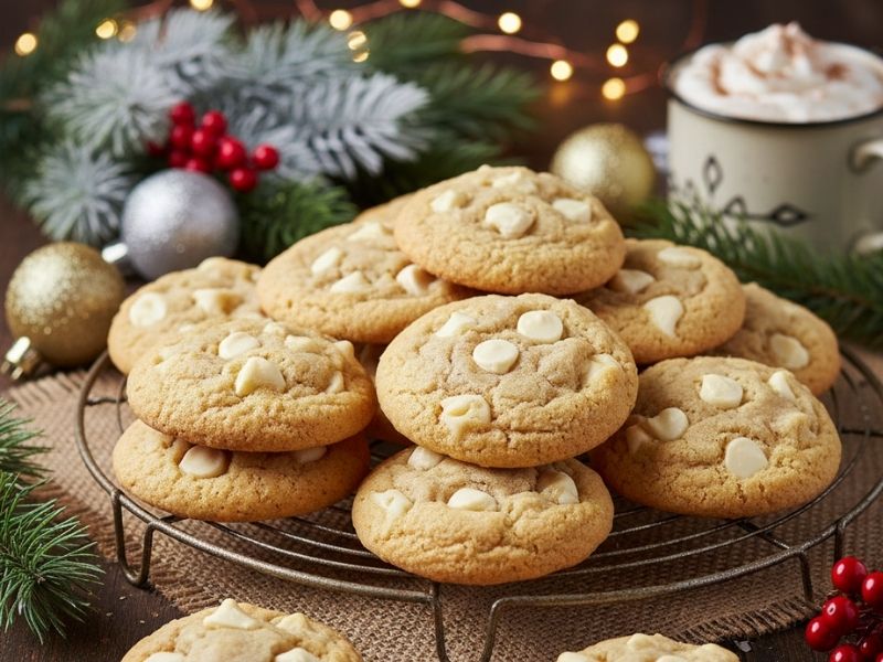 Beyaz Çikolatalı Kurabiye