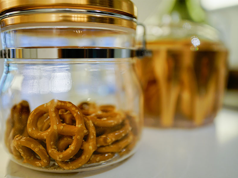 Hava geçirmez kavanoz kullanın