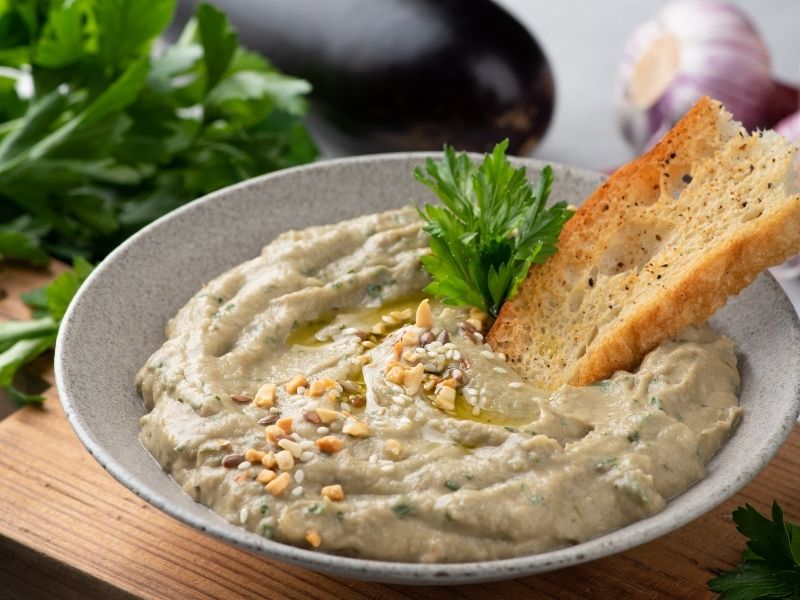 Bıçakla Kıyılan Patlıcanın Kıvamı