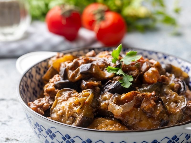 Patlıcan Ve Sarımsak Uyumu