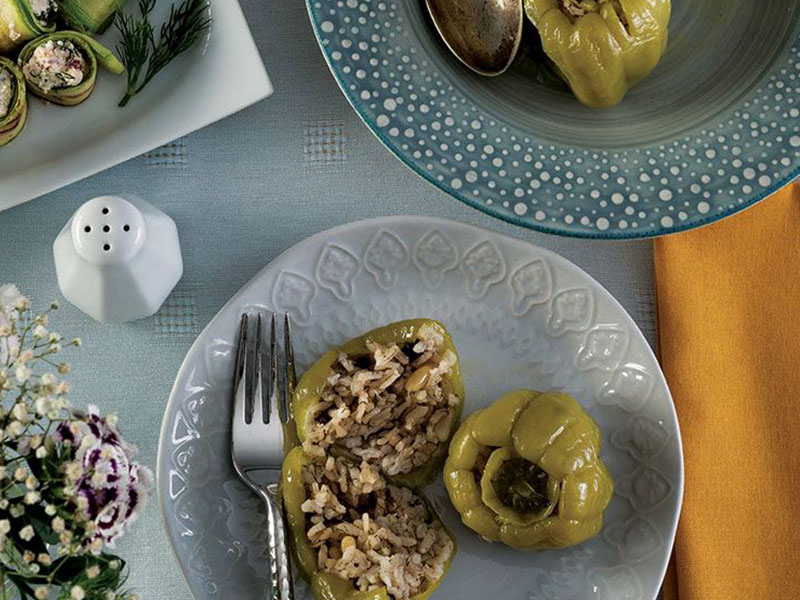 Limonlu Zeytinyağlı Biber Dolması