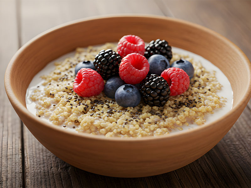 Chia Tohumlu Yulaf Lapası