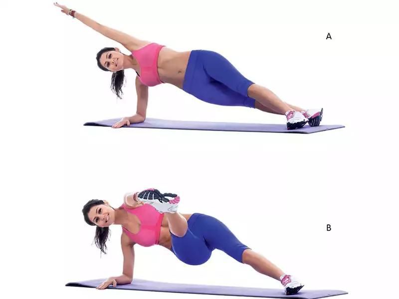 Hacer la plancha abdominales