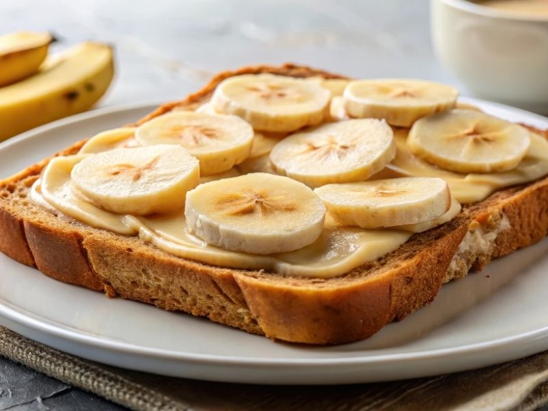 Fıstık Ezmeli Muz Dilimleri