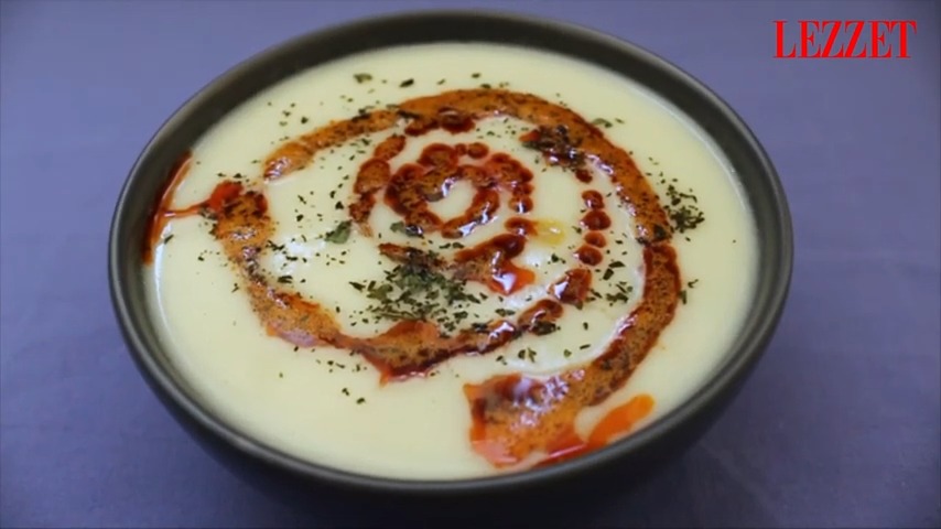 nohutlu yoğurt çorbası