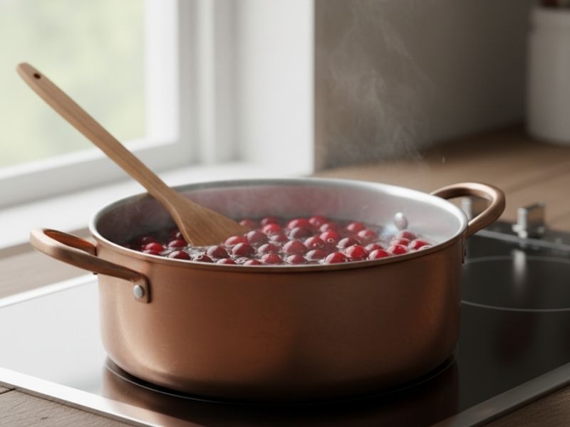 Kızılcıkları Kaynatma