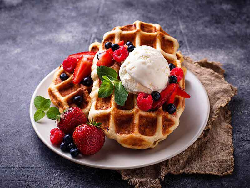 Tost Makinesinde Waffle